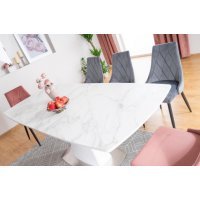 Scaun tapitat TRIX B VELVET Genarom SN Gri / Bluvel 14